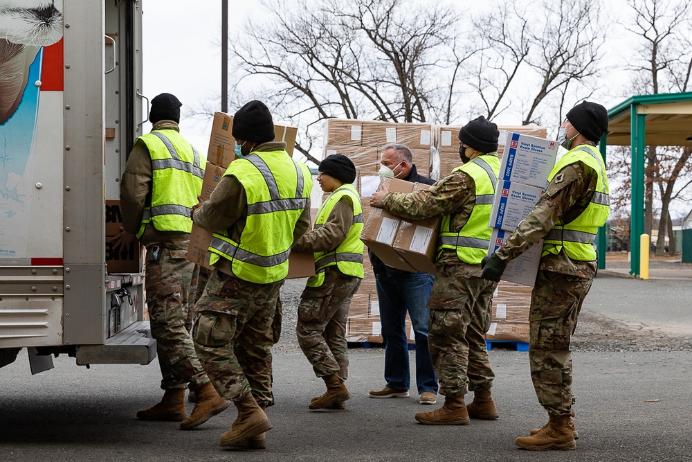 Connecticut National Guard aid Department of Public Health