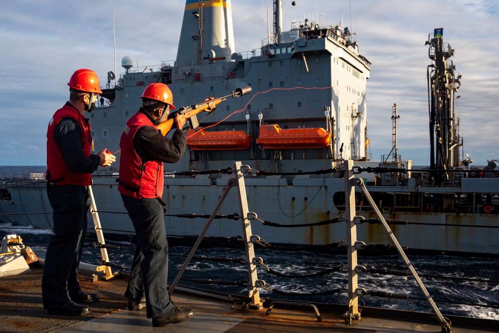 USS Forrest Sherman Underway Replenishment