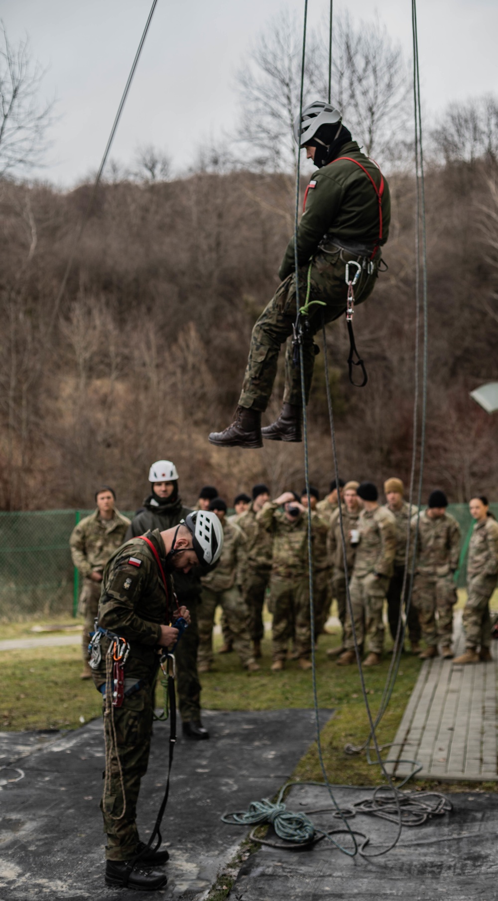 US Polish soldiers train together to increase interoperability