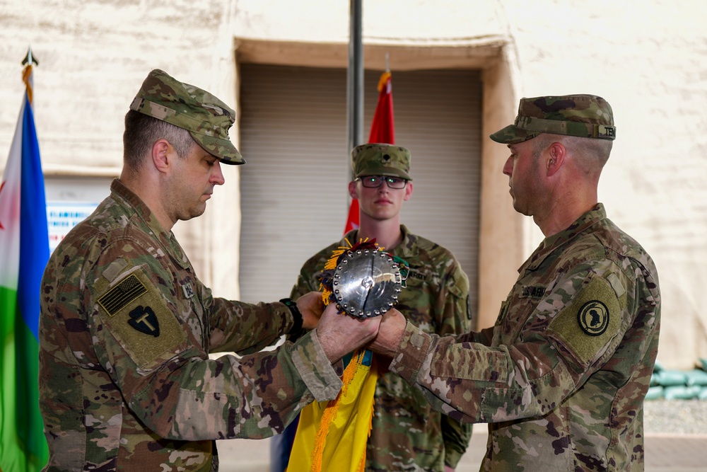 Horn of Africa transfers command responsibility from one National Guard MEB to another