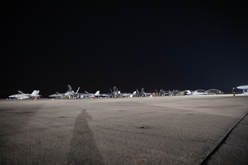 Marine Fighter Attack Squadron 312 Exercise Cold Response Departure