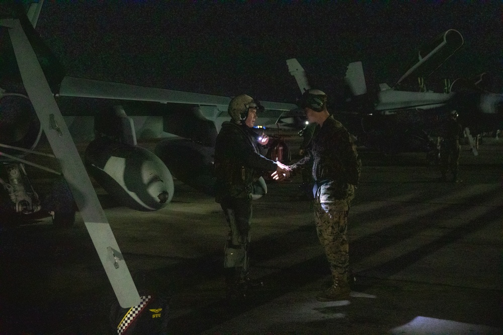 Marine Fighter Attack Squadron 312 Exercise Cold Response Departure