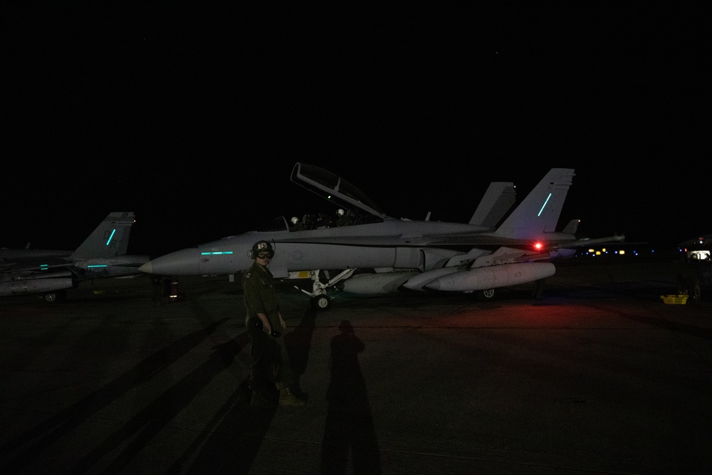 Marine Fighter Attack Squadron 312 Exercise Cold Response Departure