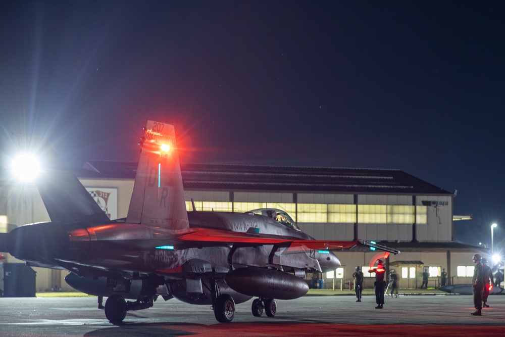 Marine Fighter Attack Squadron 312 Exercise Cold Response Departure