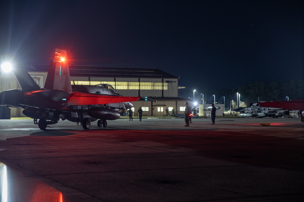 Marine Fighter Attack Squadron 312 Exercise Cold Response Departure