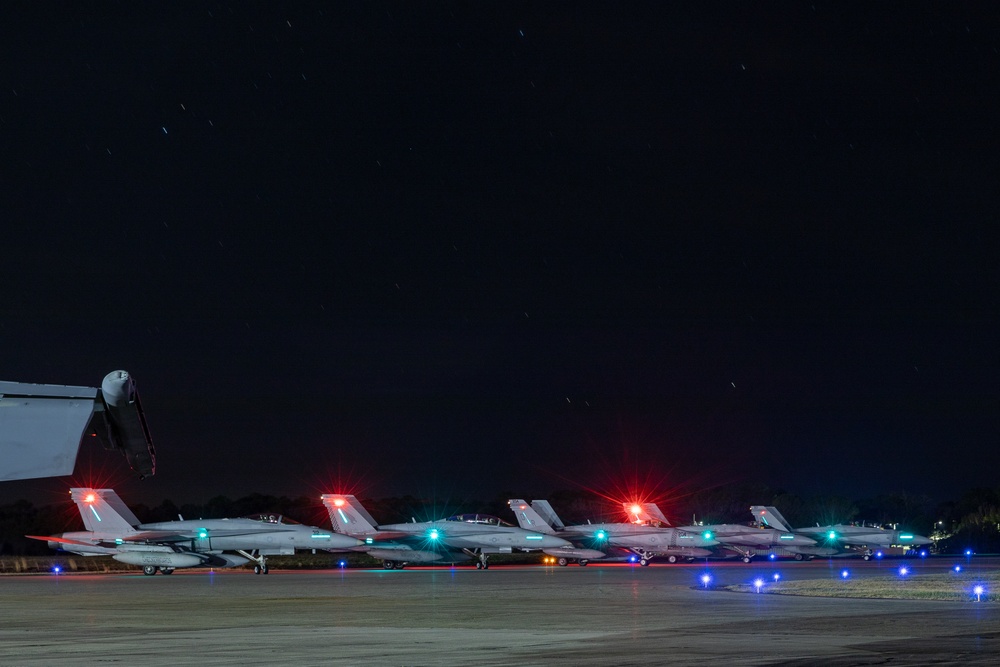 Marine Fighter Attack Squadron 312 Exercise Cold Response Departure