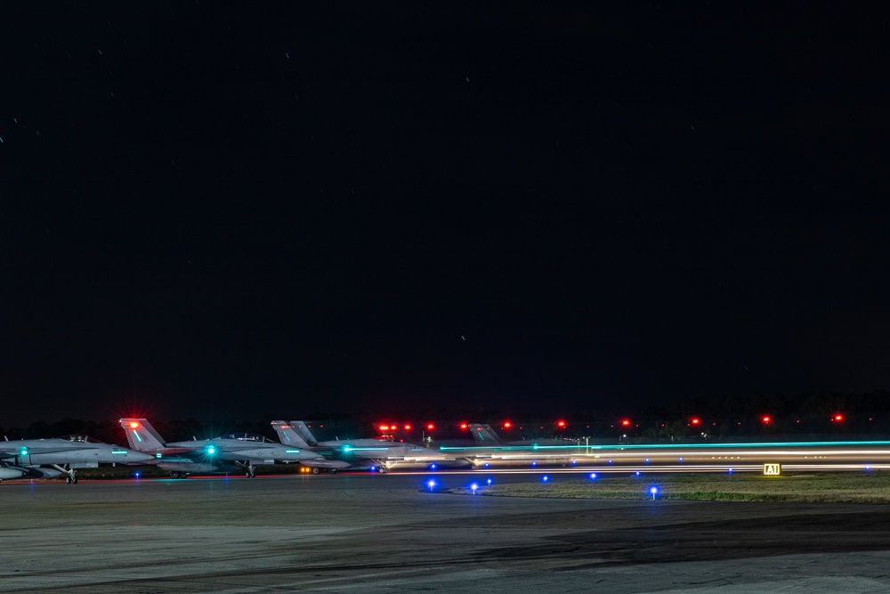 Marine Fighter Attack Squadron 312 Exercise Cold Response Departure