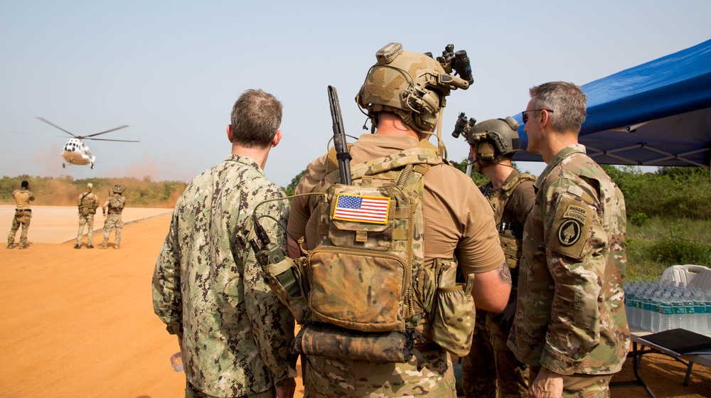 Côte d'Ivoire- U.S. Army Gen. Richard D. Clarke Visit