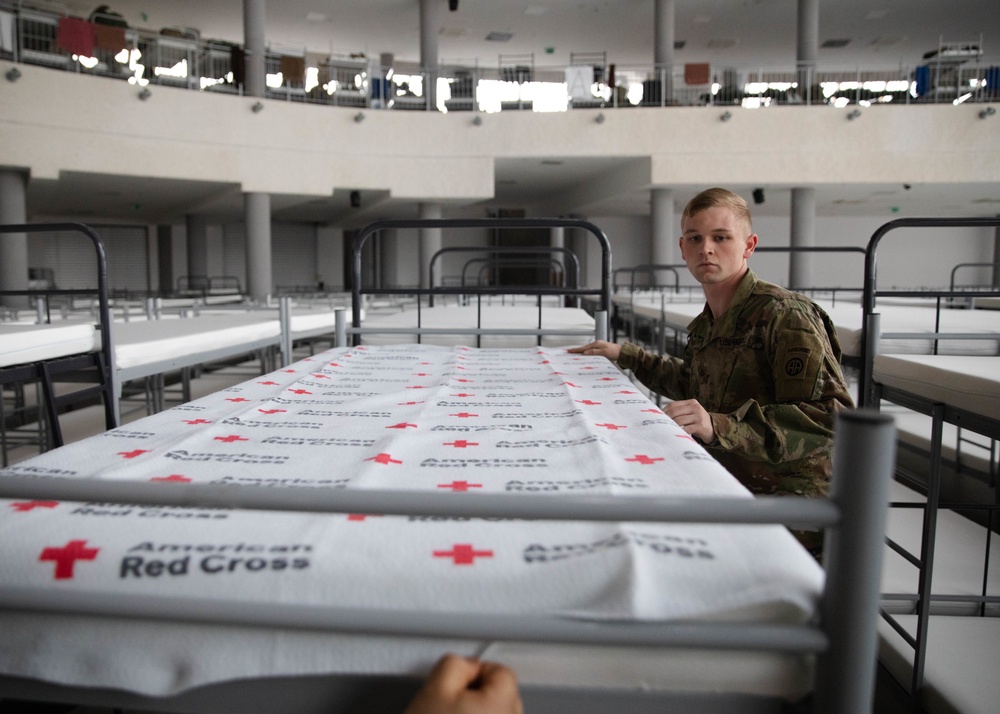 Paratroopers assist USAID with delivery of humanitarian assistance items