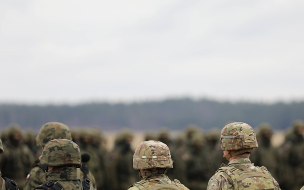 NATO air defenders train together in Poland for exercise Saber Strike