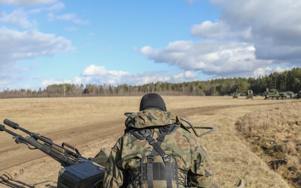 NATO air defenders train together in Poland for exercise Saber Strike