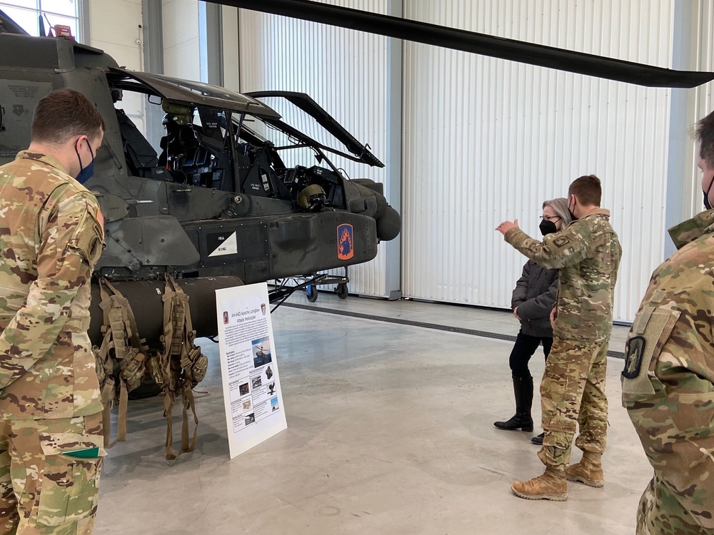 Deputy Chief of Mission, U.S. Embassy Riga visits the Soldiers of 1-3rd Attack Battalion