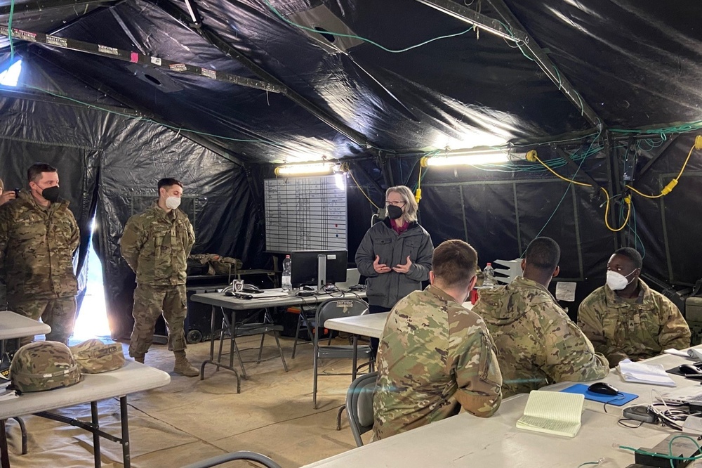 Deputy Chief of Mission, U.S. Embassy Riga visits the Soldiers of 1-3rd Attack Battalion