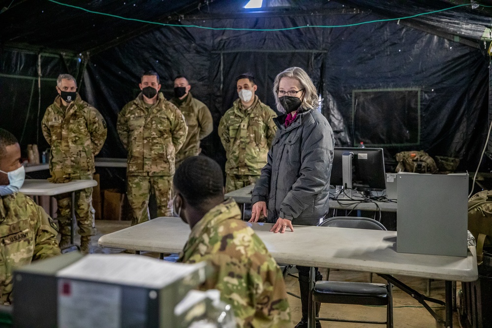 Deputy Chief of Mission to U.S. Embassy Riga visits the 1-3rd Attack Battalion