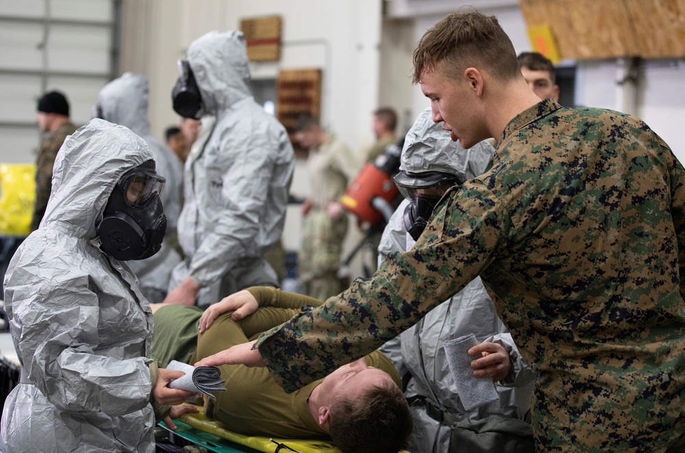 Exercise Arctic Eagle-Patriot 22 Joint-Force Decontamination Training
