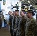 11th MEU Sailors receive their ESWS pin aboard USS Essex (LHD 2)