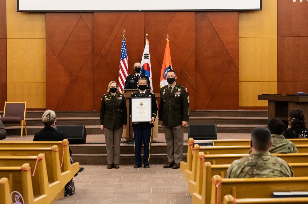 Chaplain Col. Moon Kim Retirement Ceremony