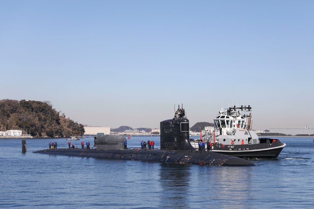 USS North Carolina conducts port visit at Fleet Activities Yokosuka