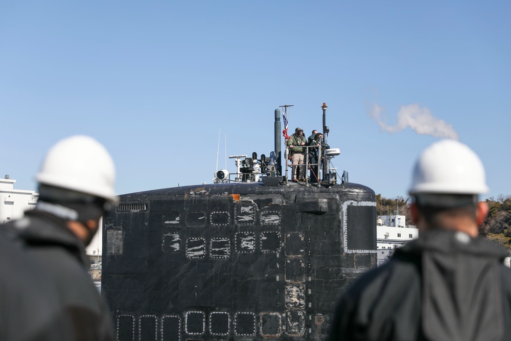 USS North Carolina conducts port visit at Fleet Activities Yokosuka