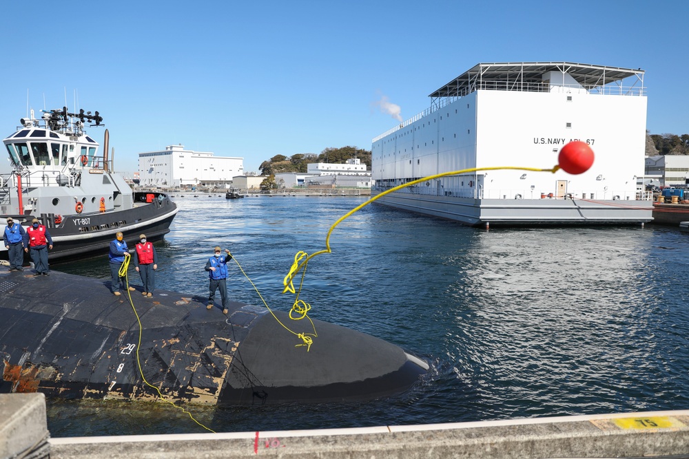 USS North Carolina conducts port visit at Fleet Activities Yokosuka