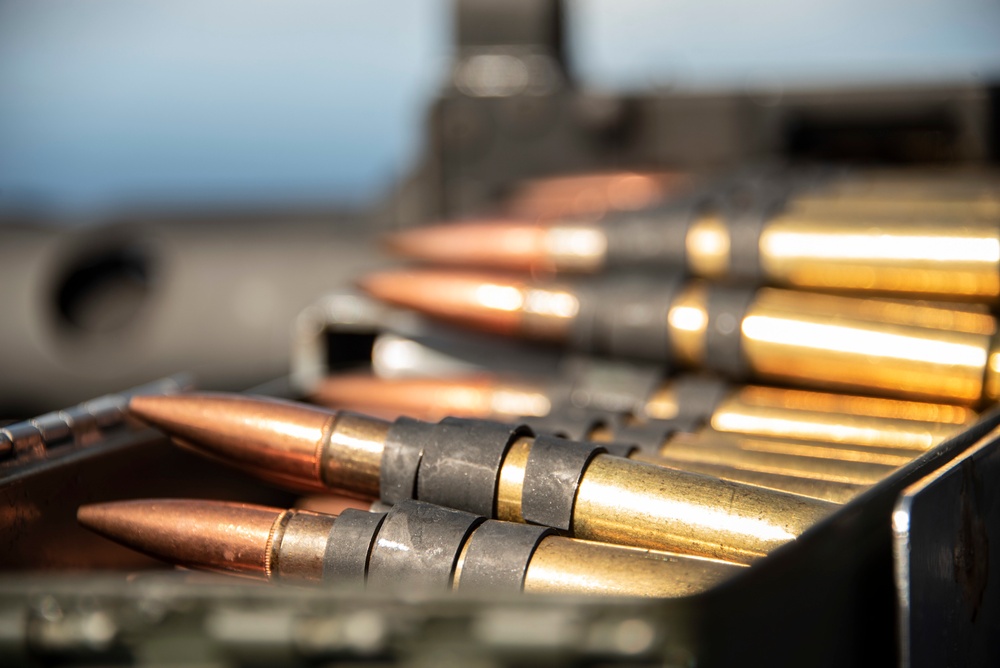 USCGC Stratton crew conduct gunnery exercise