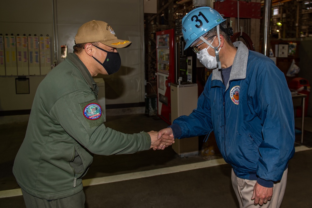 USS Ronald Reagan (CVN 76) CO Warehouse Tour