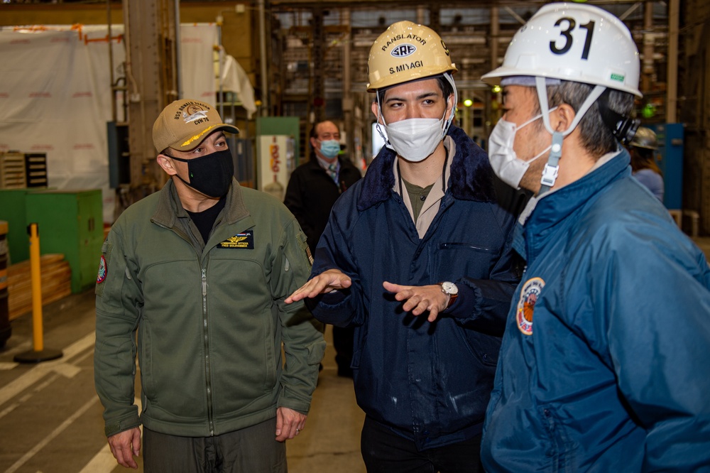 USS Ronald Reagan (CVN 76) CO Warehouse Tour