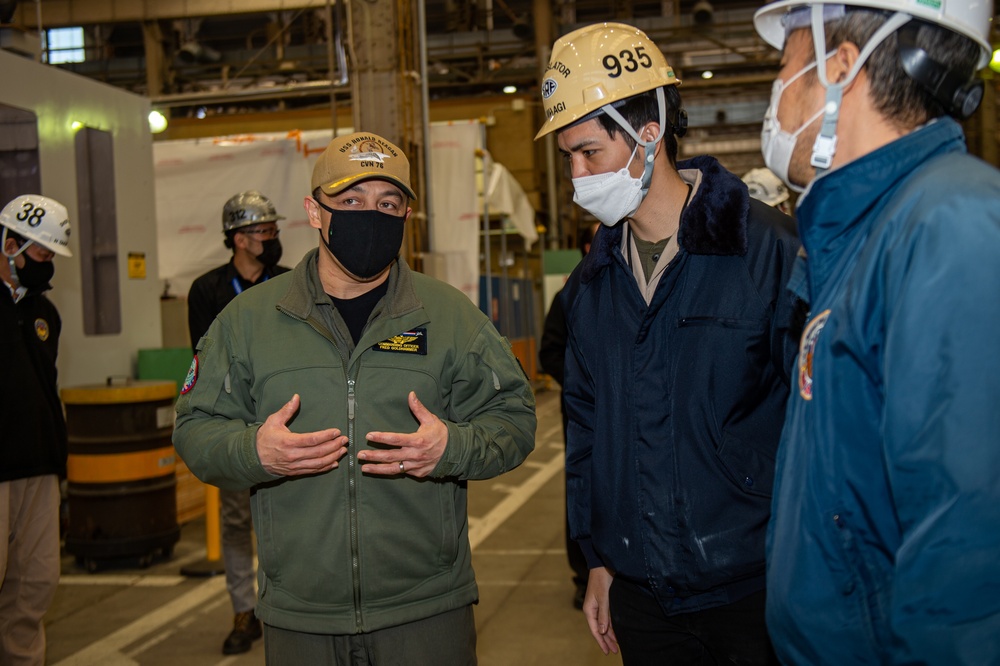 USS Ronald Reagan (CVN 76) CO Warehouse Tour