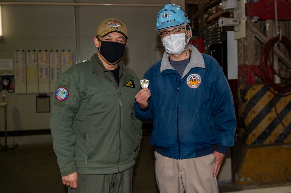 USS Ronald Reagan (CVN 76) CO Warehouse Tour