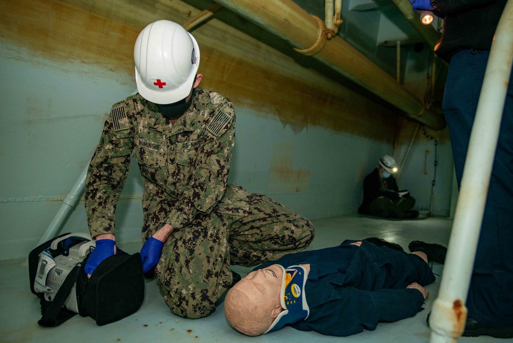 USS Ronald Reagan (CVN 76) Deep Extraction Drill