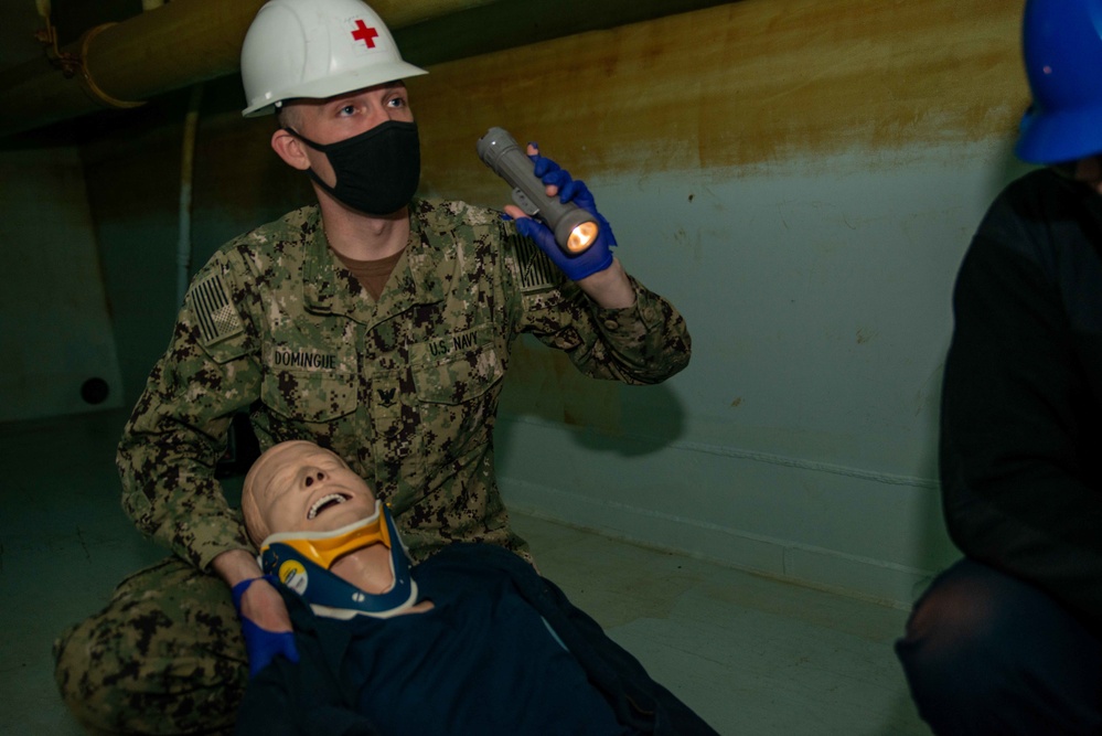 USS Ronald Reagan (CVN 76) Deep Extraction Drill