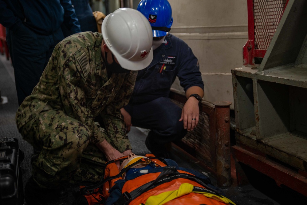 USS Ronald Reagan (CVN 76) Deep Extraction Drill