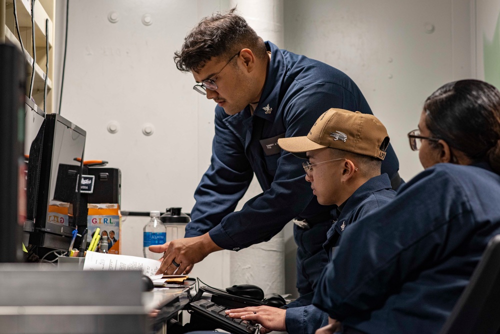 In-Rate Training Training aboard USS New Orleans