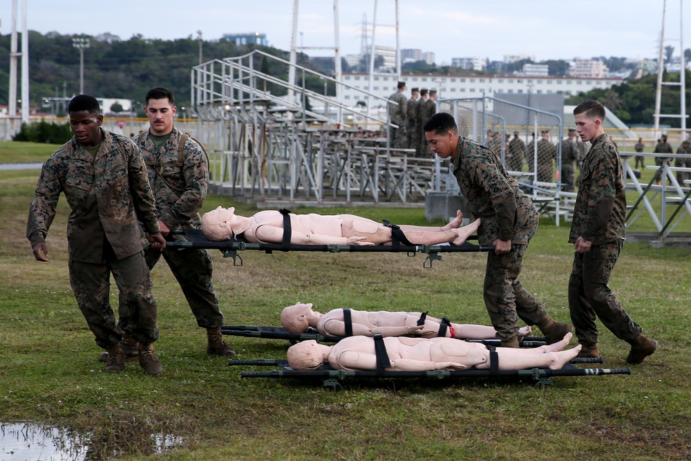 3rd Marine Logistics Group conducts annual Corpsman Cup Challenge.