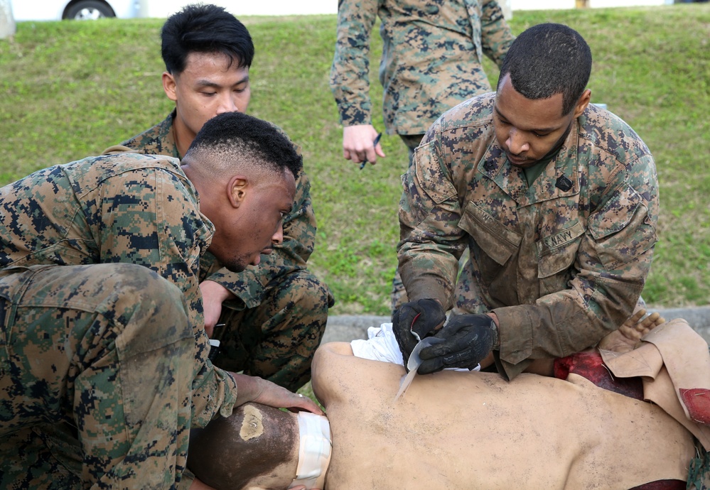 3rd Marine Logistics Group conducts annual Corpsman Cup Challenge.