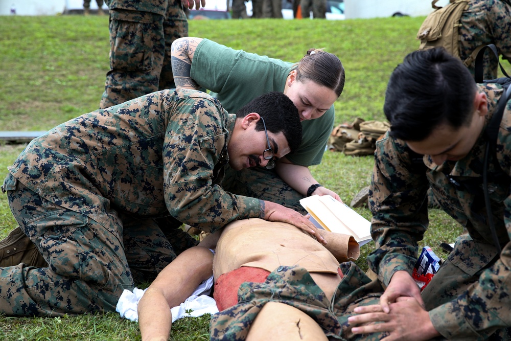 3rd Marine Logistics Group conducts annual Corpsman Cup Challenge.