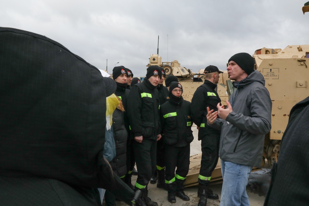 Polish Firefighter Cadets Visit Drawsko Pomorskie