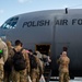 Polish air force transports personnel in support of NATO Polish EAP