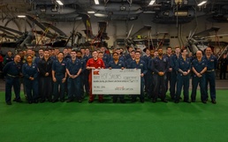 The Harry S. Truman Carrier Strike Group is on a scheduled deployment in the U.S. Sixth Fleet area of operations in support of naval operations to maintain maritime stability and security.