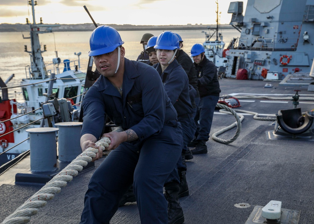 USS Porter (DDG 78) Moored