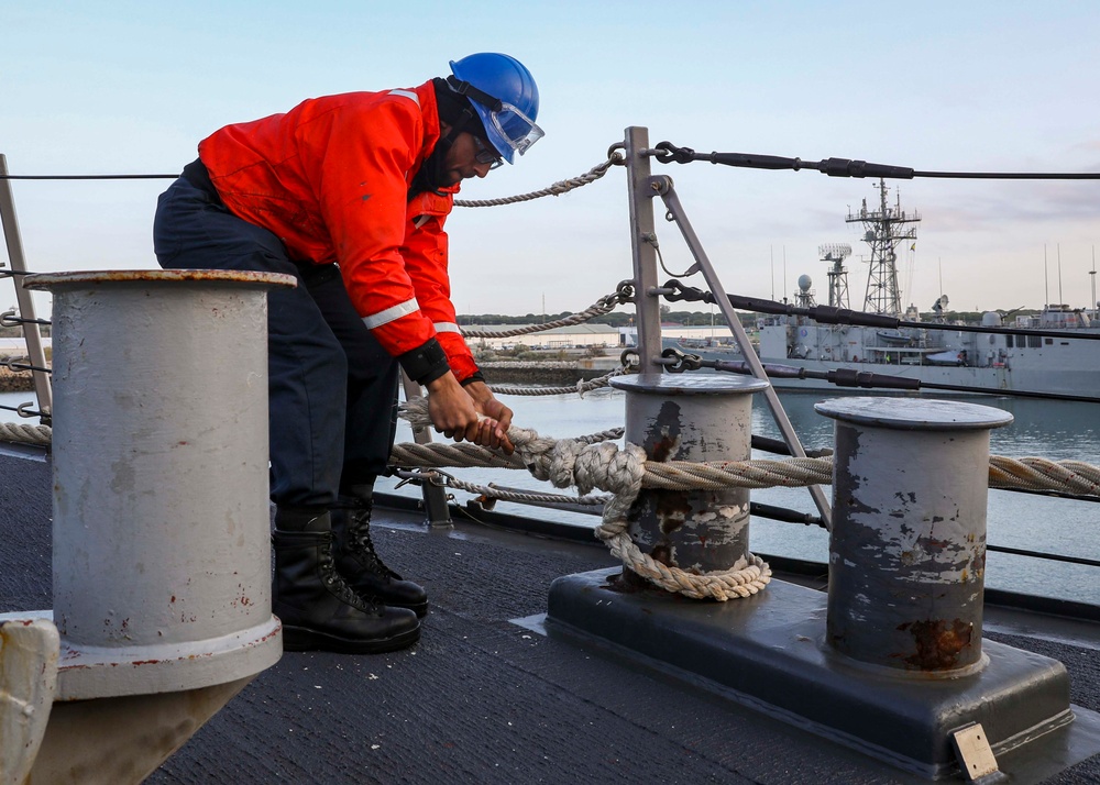 USS Porter (DDG 78) Moored