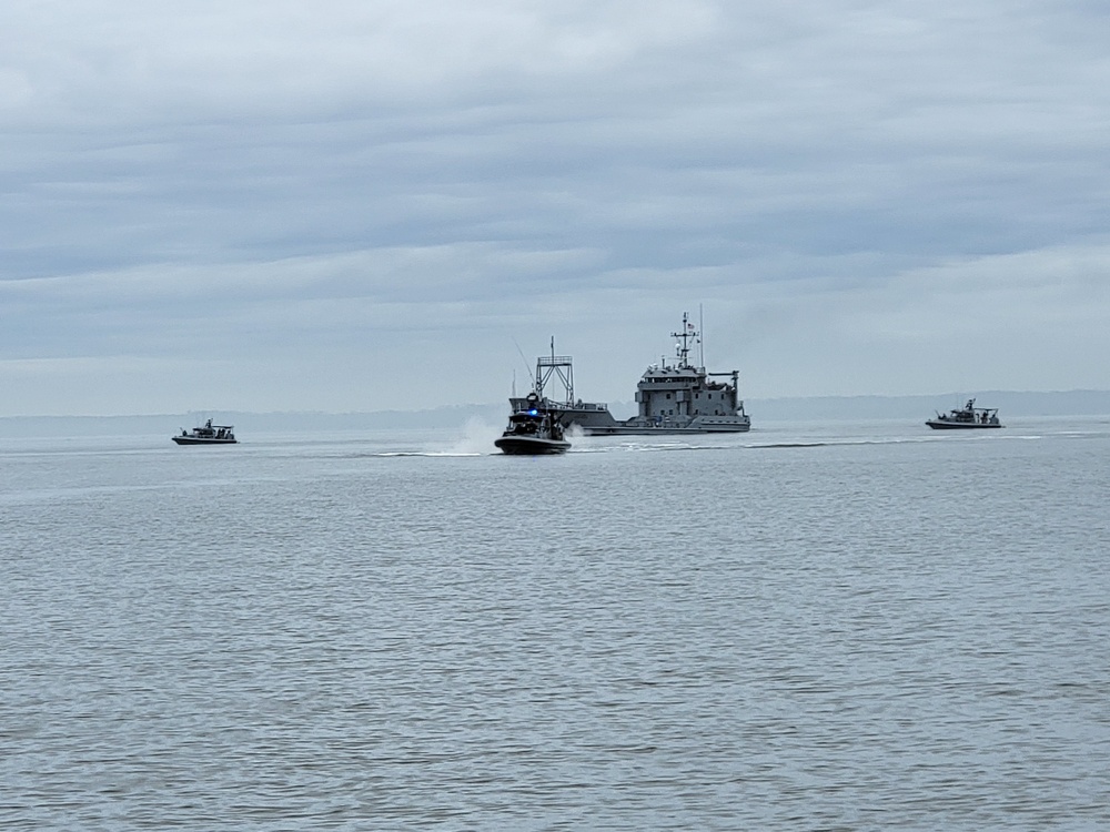 Sailors assigned to MSRON 2 participate in the command's Final Evaluation Problem (FEP)