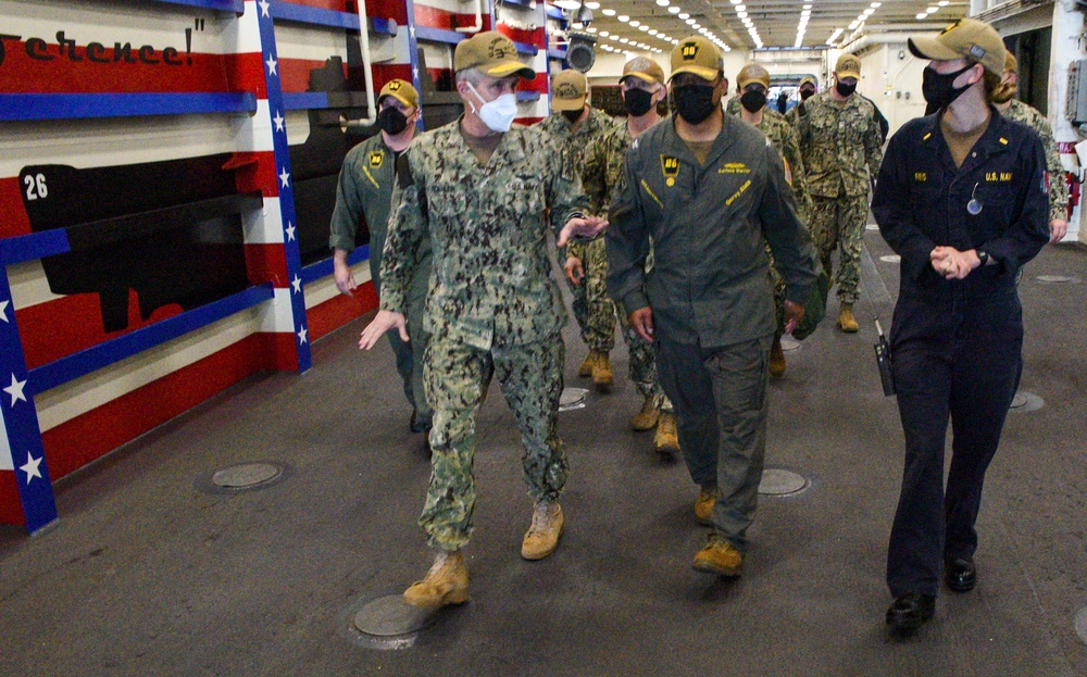 USS John P. Murtha (LPD 26) C3F and ESG 3 Ship Tour