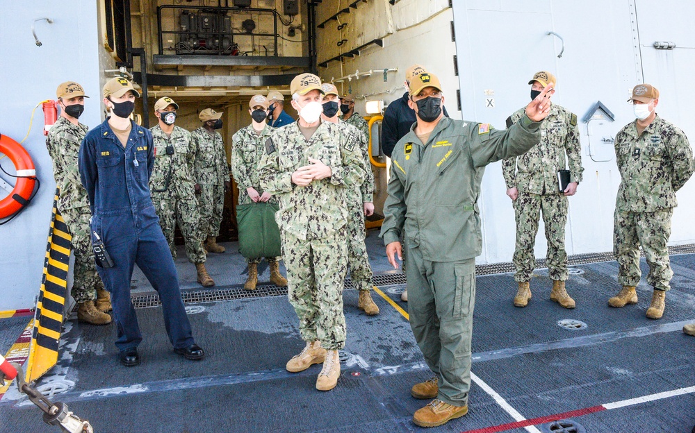 USS John P. Murtha (LPD 26) C3F and ESG 3 Ship Tour