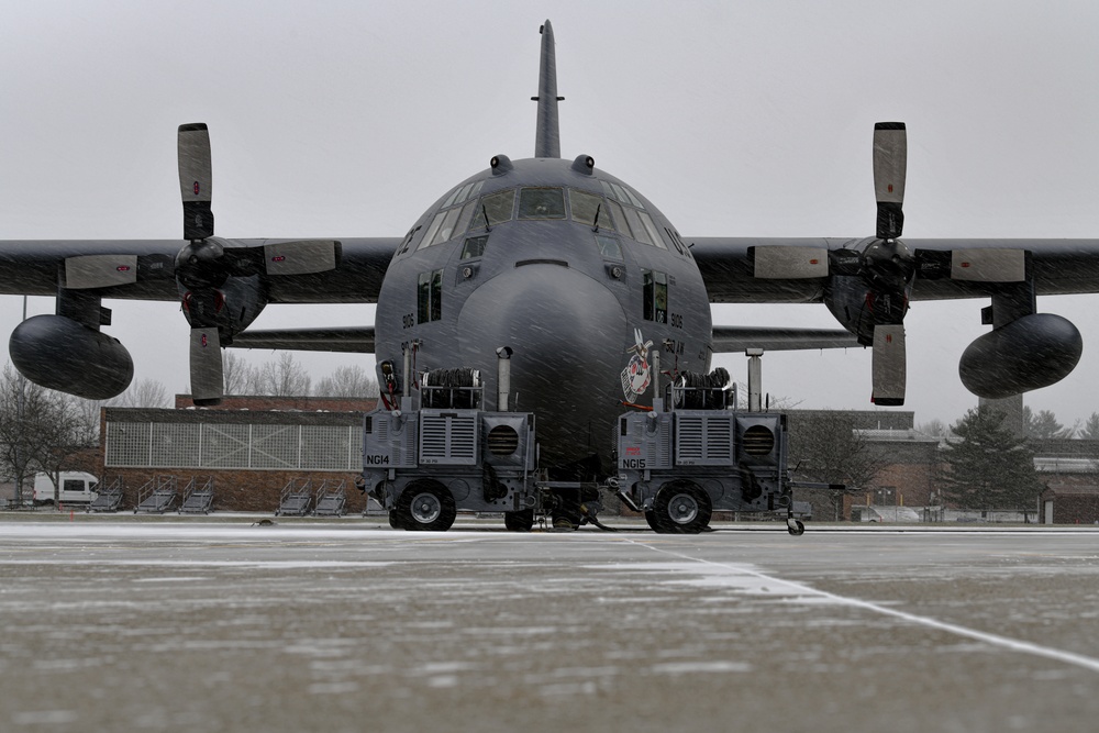 Ready to fly, snow or shine