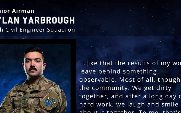 Wingman, Leader, Warrior – Senior Airman Dylan Yarbrough