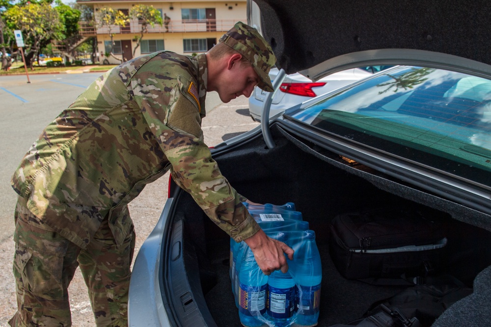 JBPHH Residents Receive Water