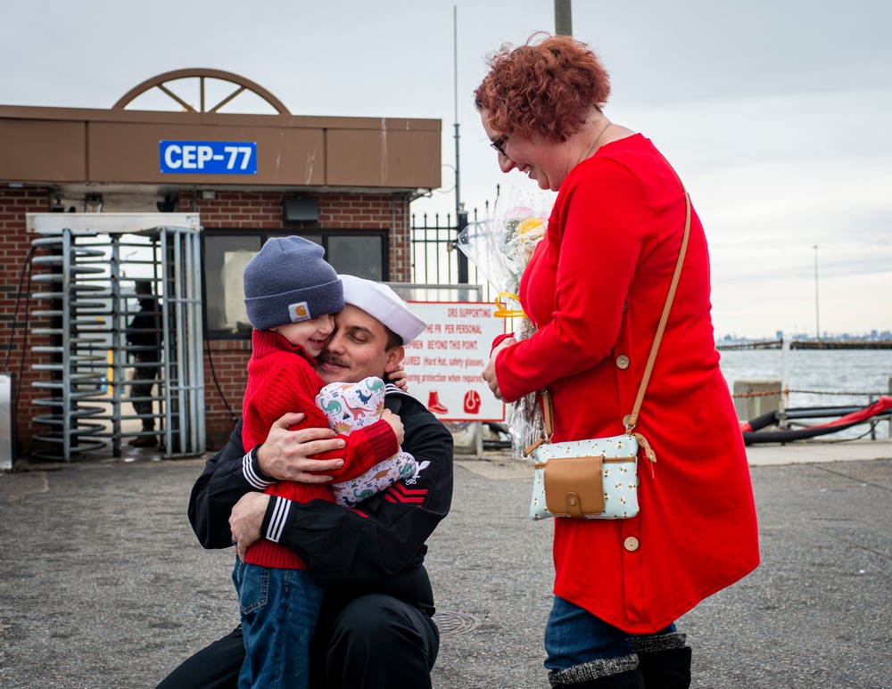 USS Washington Returns from Deployment