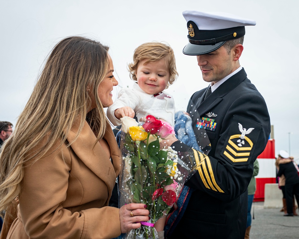 USS Washington Returns from Deployment