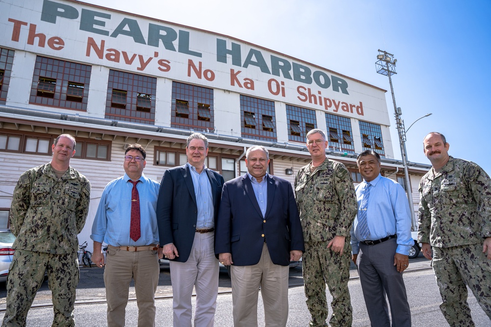 Secretary of the Navy Carlos Del Toro visits Pearl Harbor Naval Shipyard